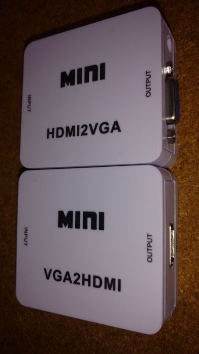 Переходник конвертер VGA HDMI, D-Sub to HDMI & HDMI to VGA