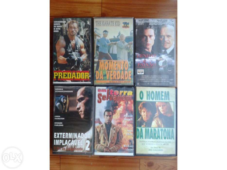 6 (seis) Caixas VHS