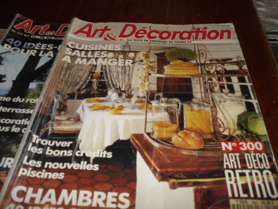 Lote de Revistas de decoração