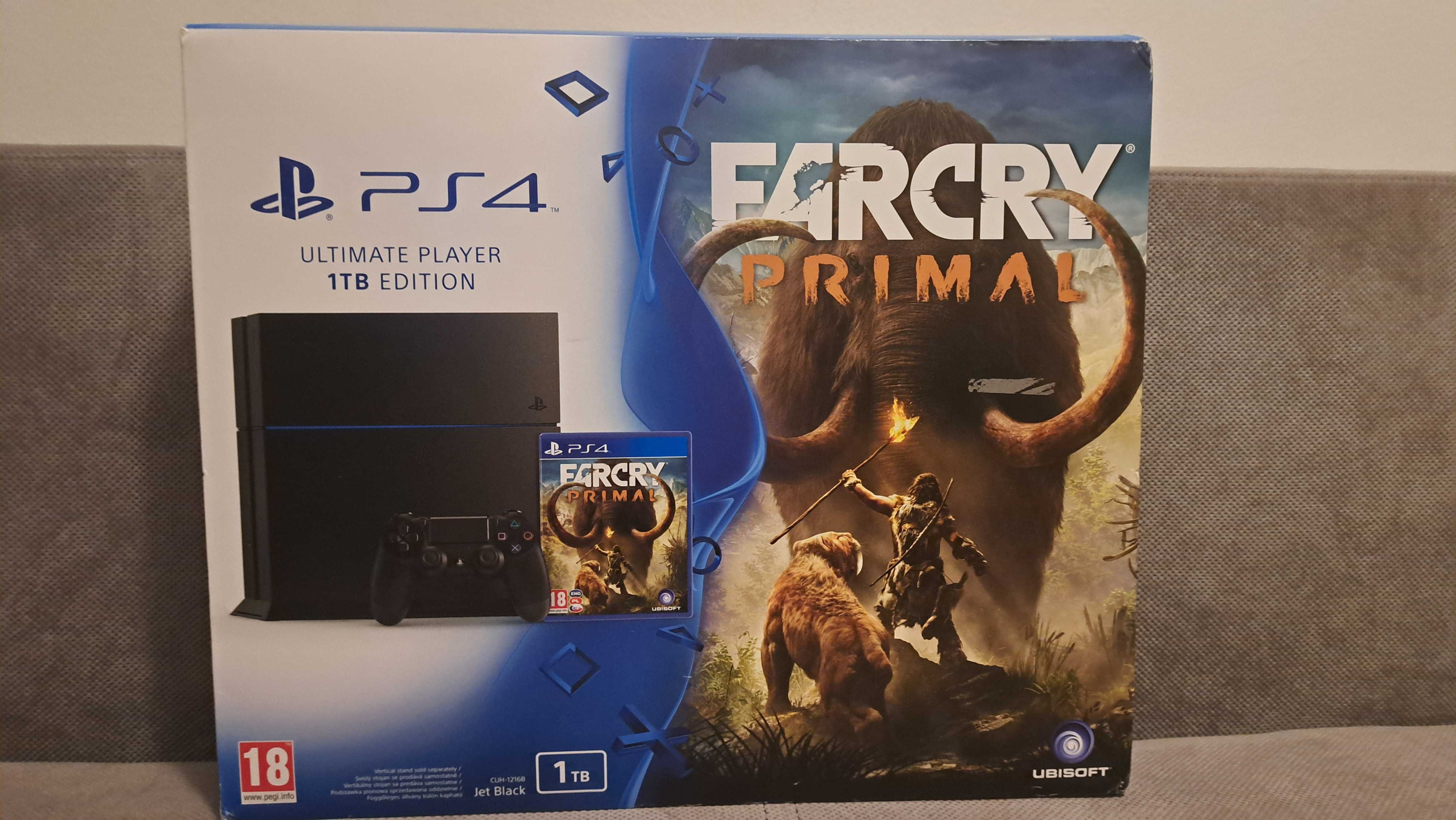 Konsola PS4 1TB Ultimate Edition + Pad + Gry