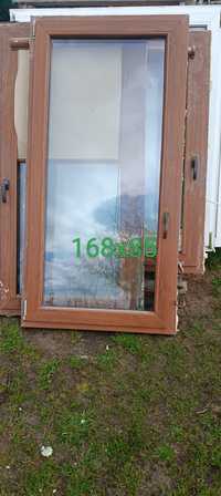 Okno obustronny dąb 168x85