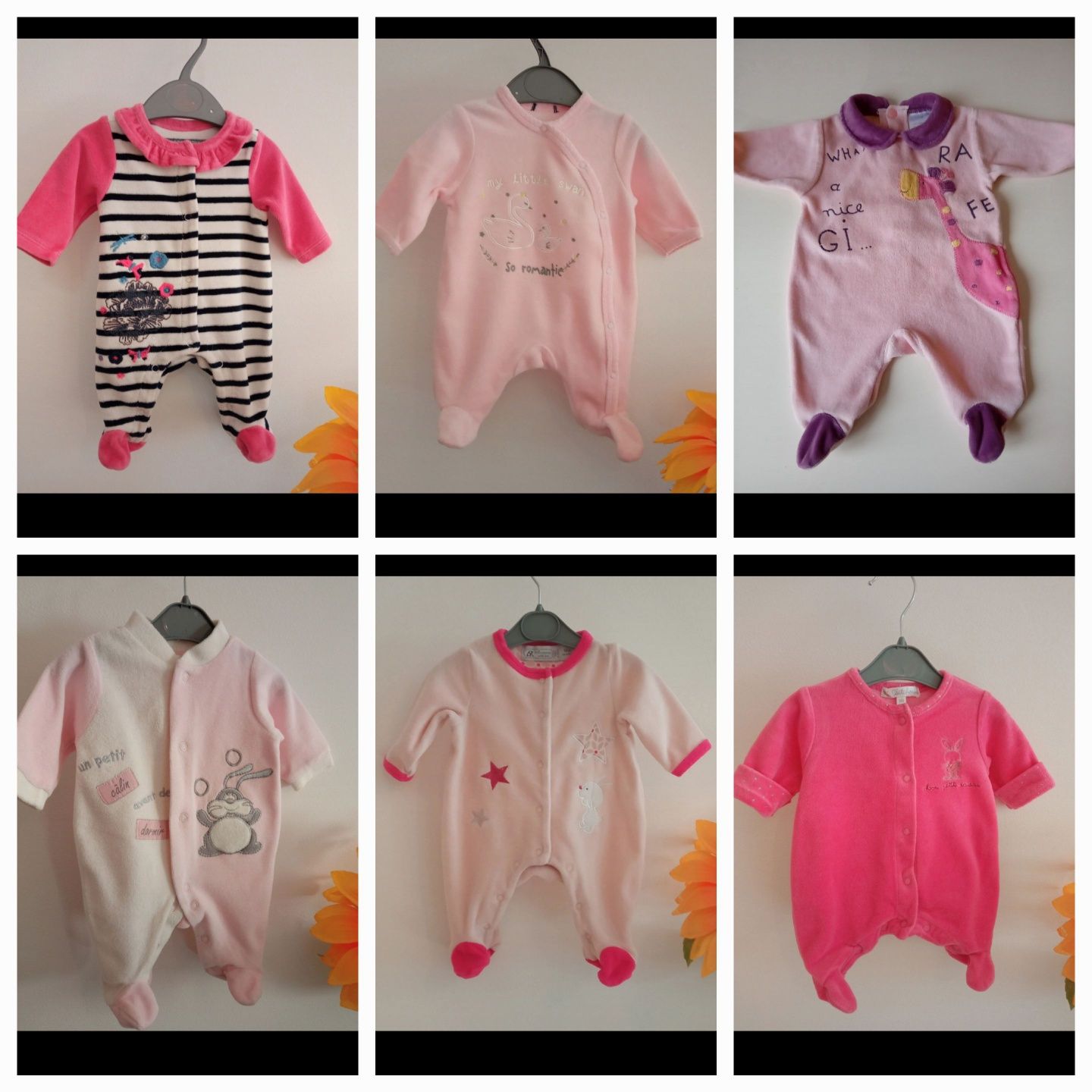 Pijamas / babygrow bebé menina recém-nascido