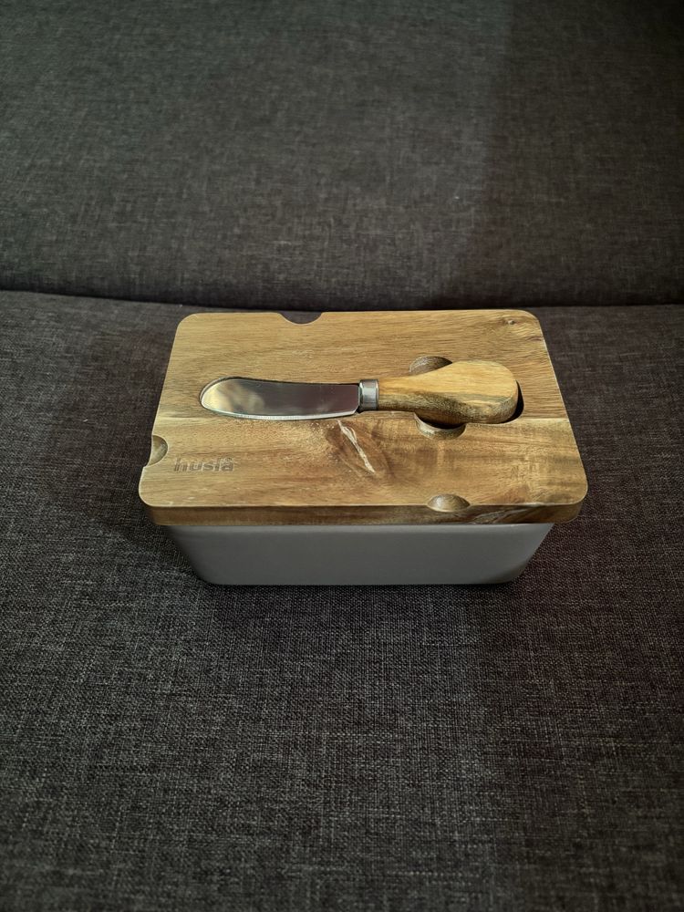 Maselniczka ceramiczna Husla nożyk pojemnik miseczka kuchenna Home&You