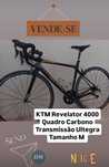 Bicicleta de estrada KTM carbono M