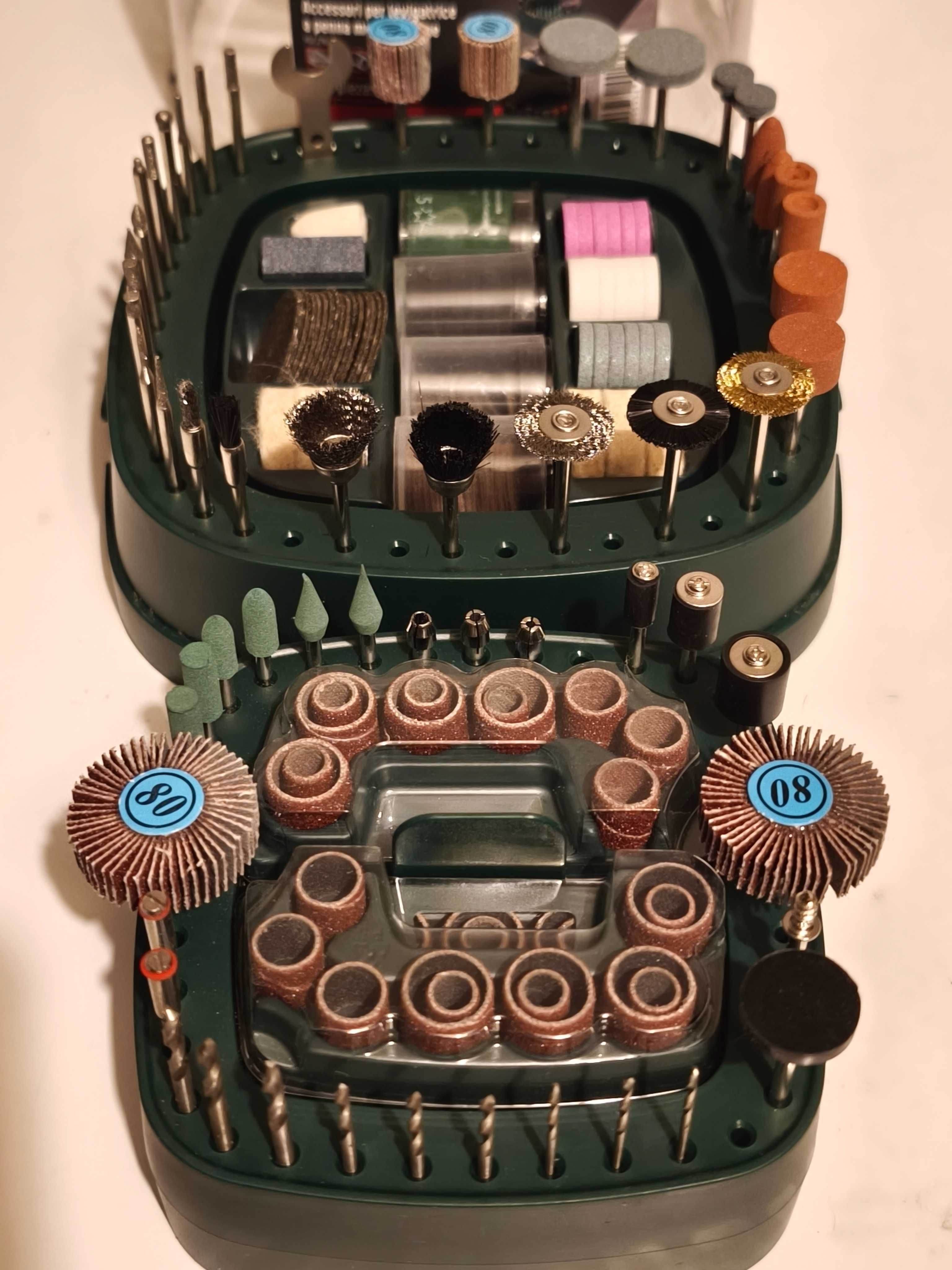 Kit 276 peças retificadora Parkside *NOVO*