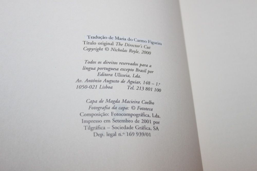 A Montagem // Nicholas Royle