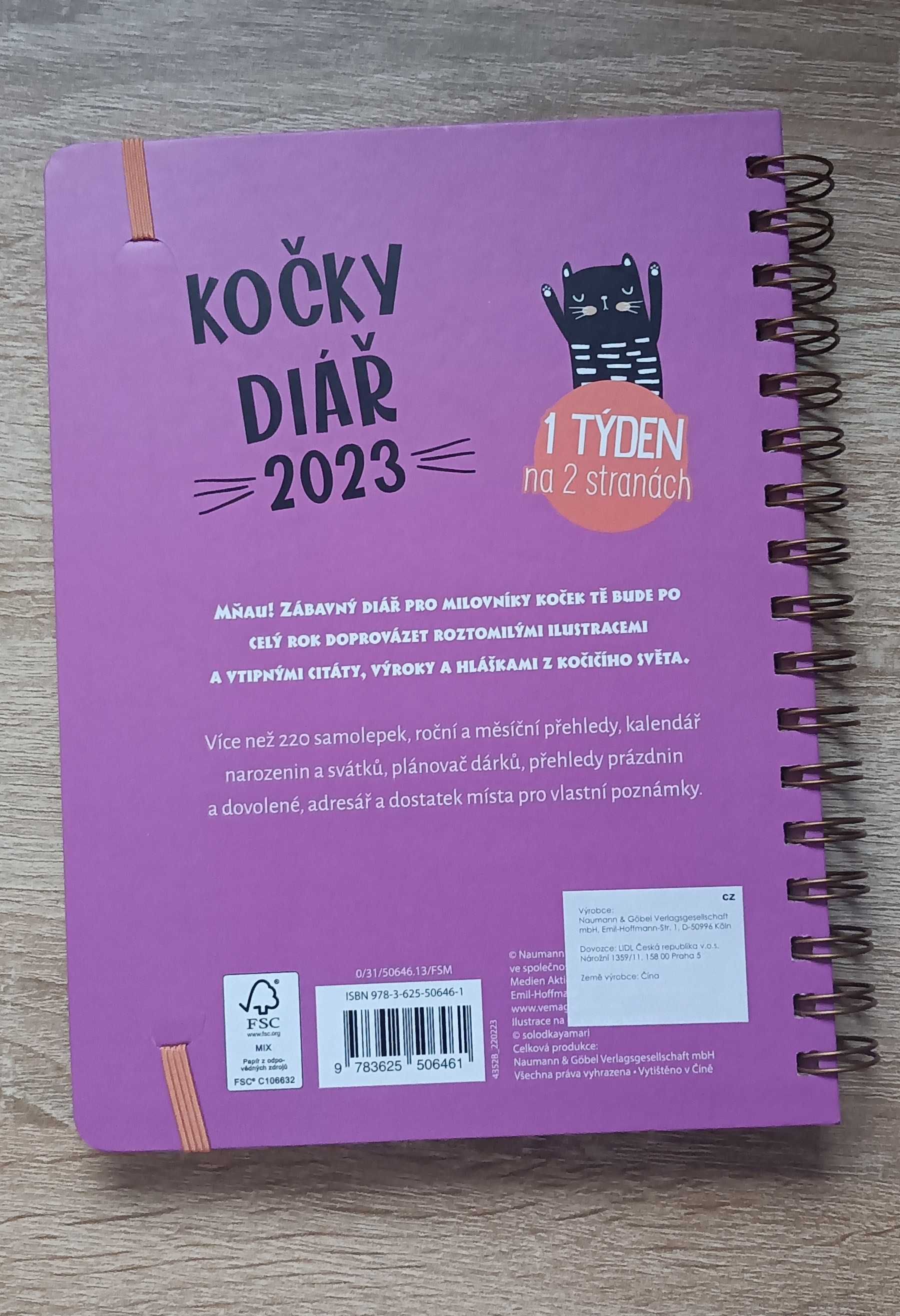 блокнот на чеській мові планування на 2023/2024