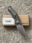 Складний ніж GiantMouse Ace Biblio Micarta M390. Оригінал!