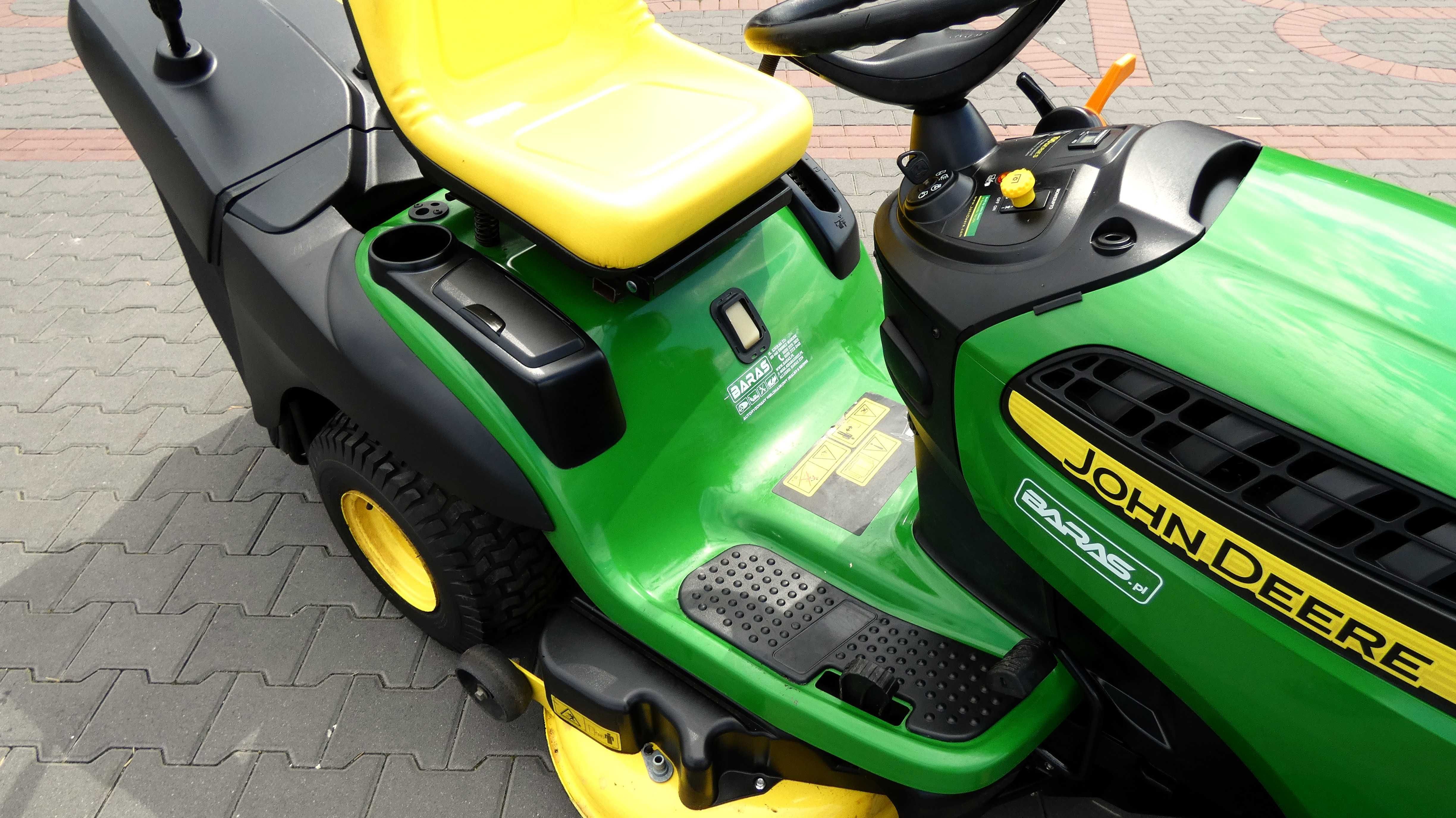 Traktorek kosiarka John Deere X155R B&S 2 Cylindry (060602.5) - Baras
