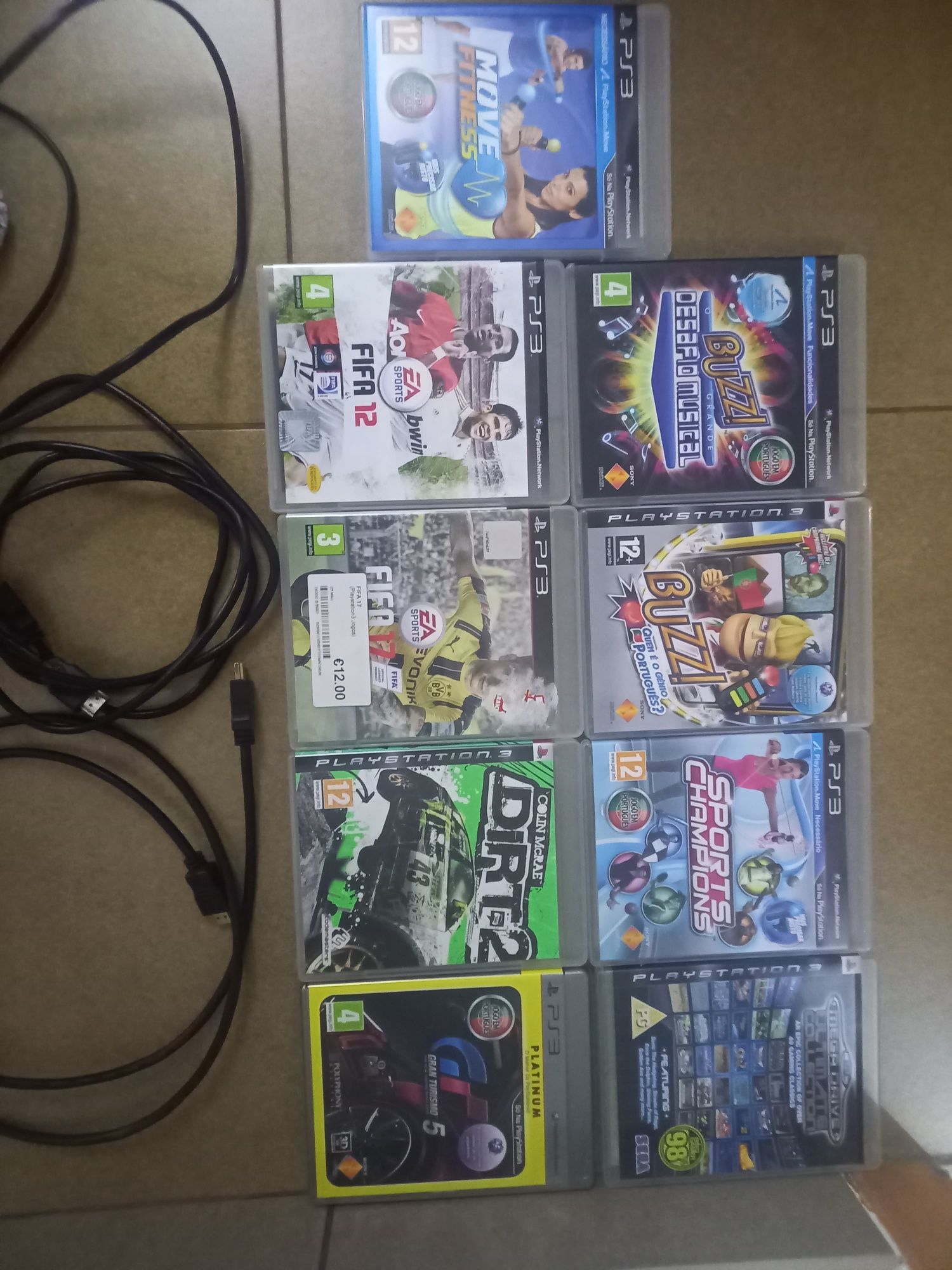 Playstation 3 com todos comandos e jogos