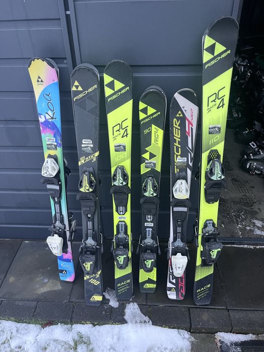 Narty i buty z Austrii po serwisie