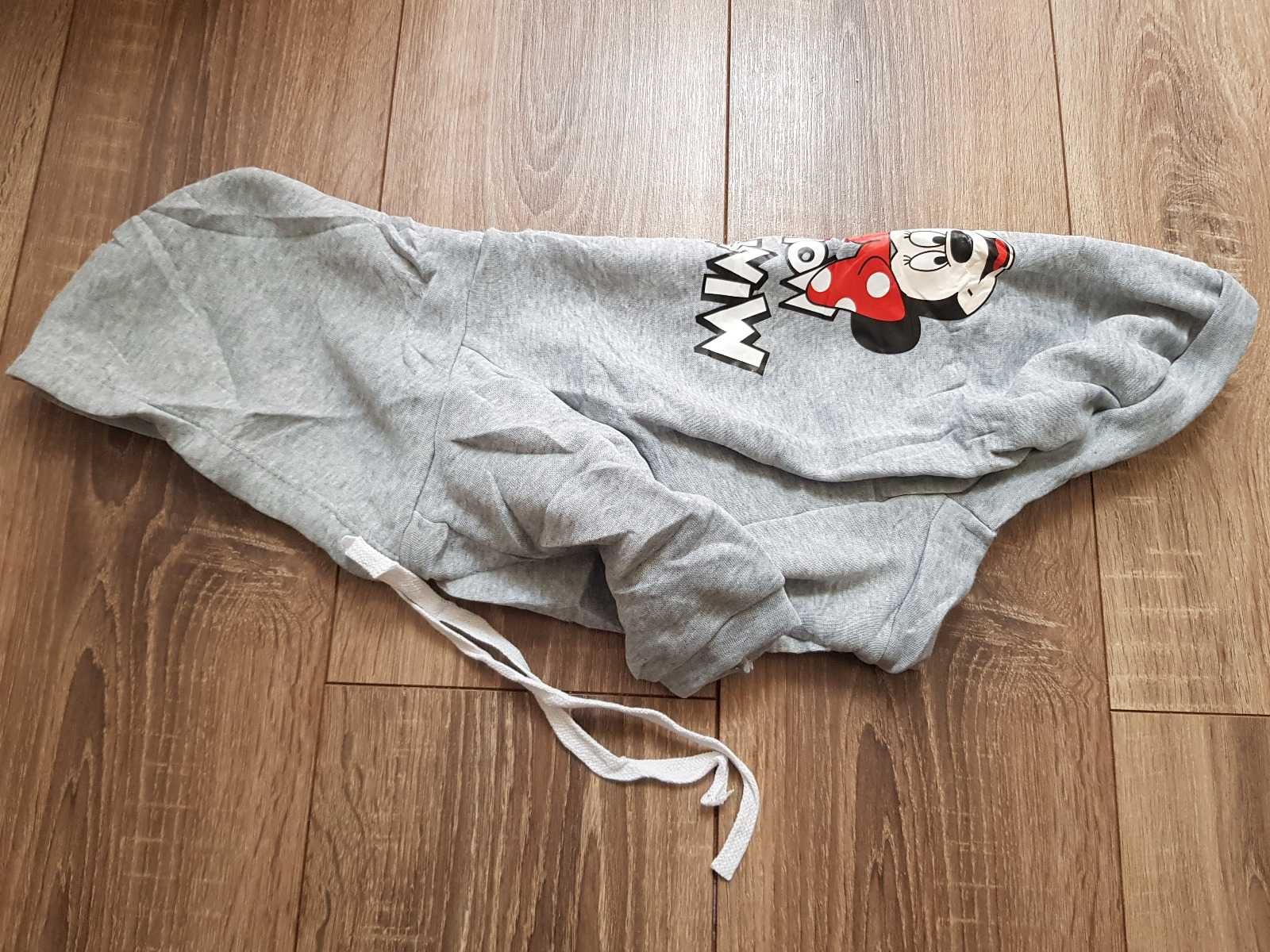 Szara bluza z kapturem dla psa Myszka Minnie Disney XL
