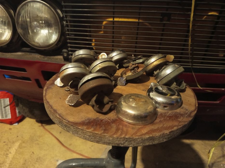 Pakiet starych dzwonków Romet Wigry karat zzr popularny flaming sokół