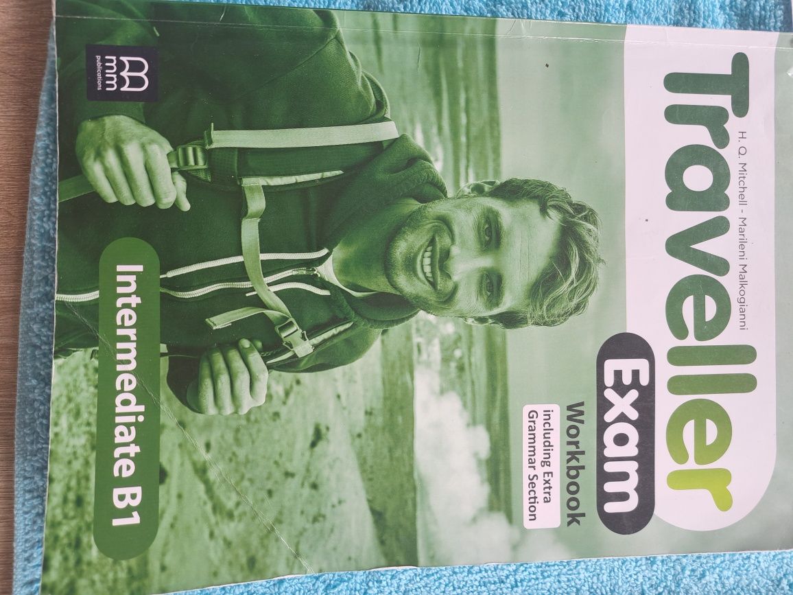 książka i ćwiczenia  treveller exam student's book b1 oraz