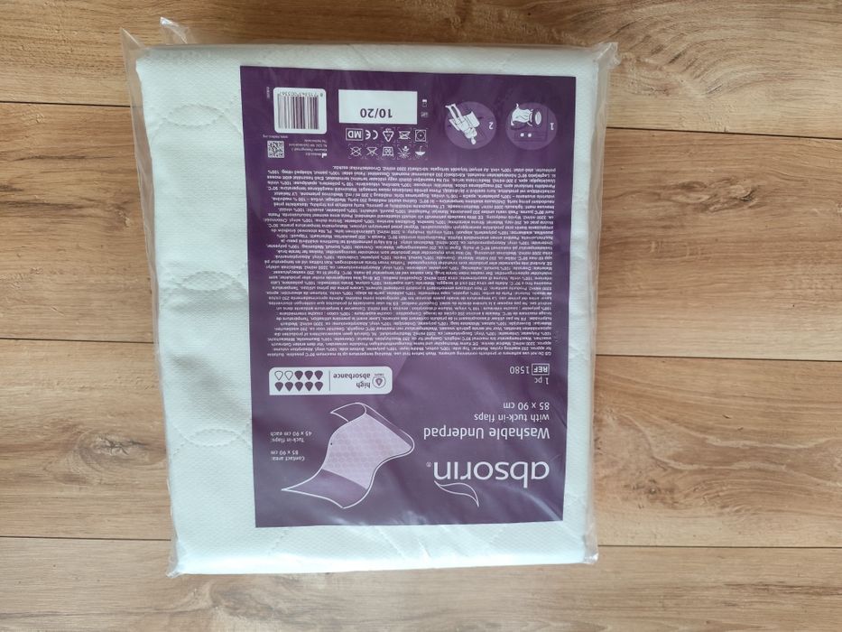 Podkłady chłonne wielokrotnego użytku 3 sztuki