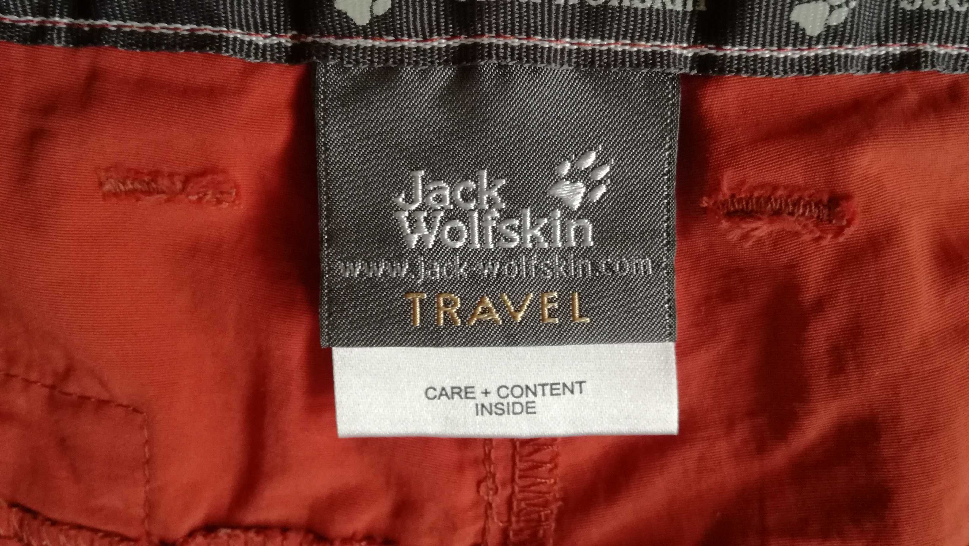 Krótkie spodnie funkcyjne JACK WOLFSKIN TRAVEL r.M s.bardzo dobry
