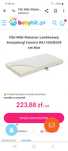Materac lateksowy 120x60