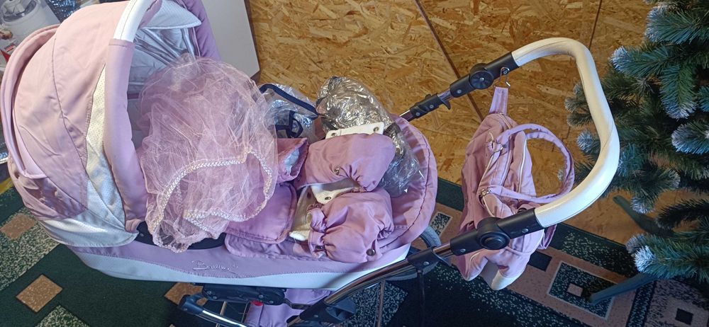 Дитяча коляска візочок 2в1