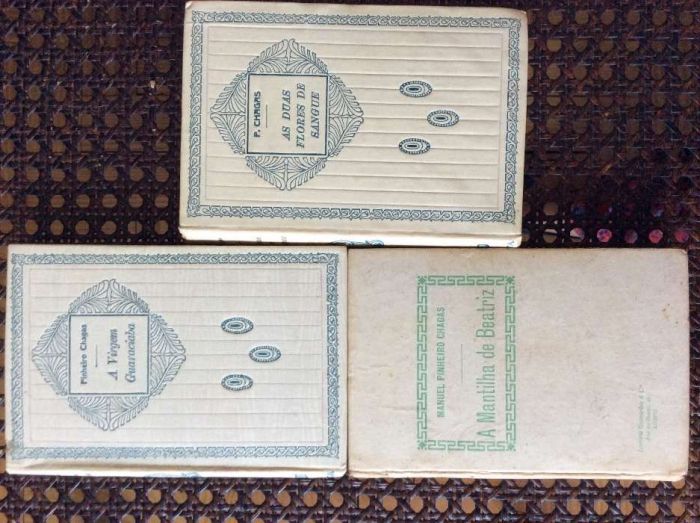 3 livros antigos de Pinheiro Chagas