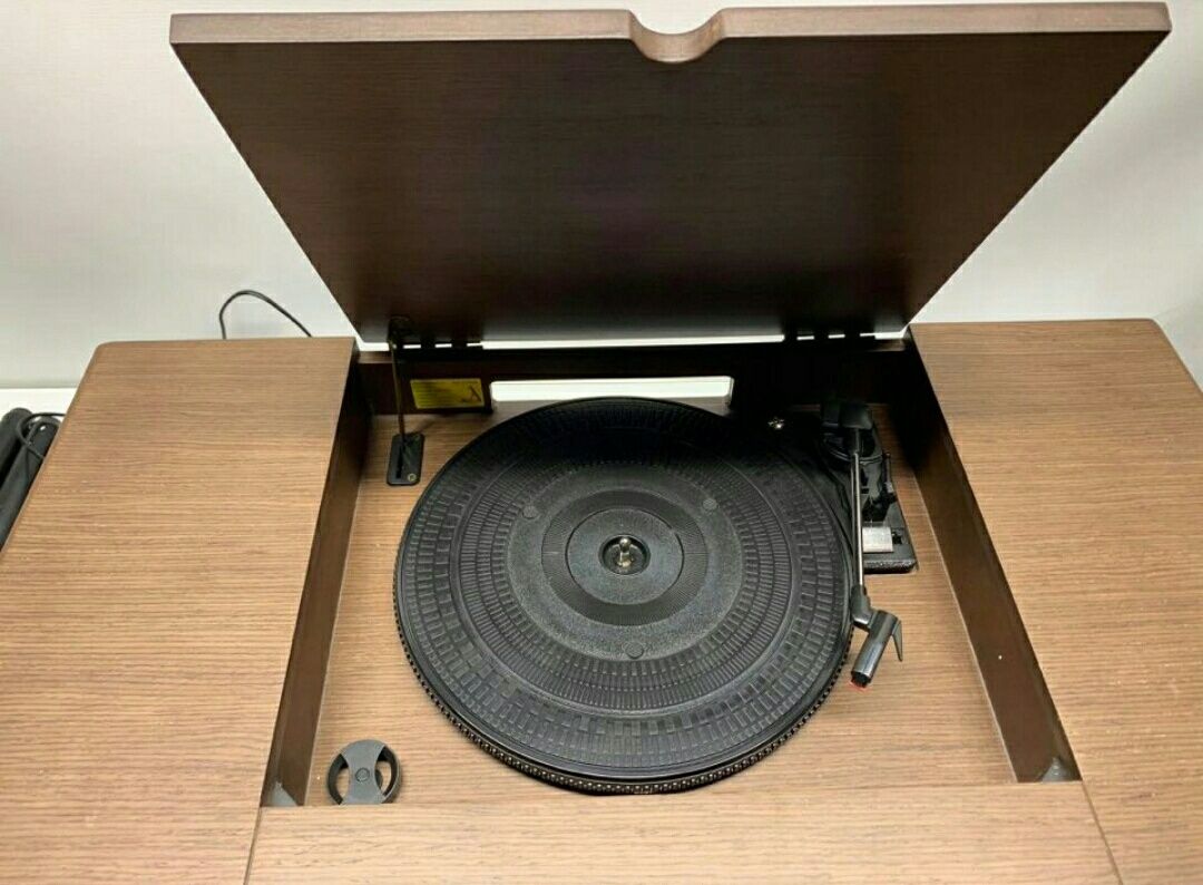 Gramofon retro Radio CD USB głośnik auna Niemcy stolik nowe -50%