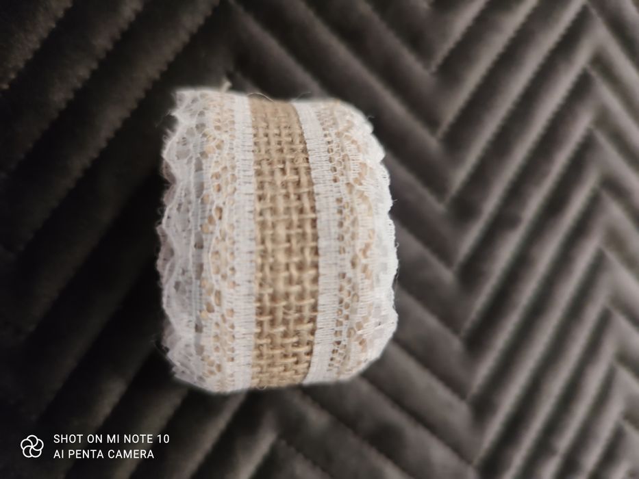 Rustykalna koronkowa wstążka 2m Boho