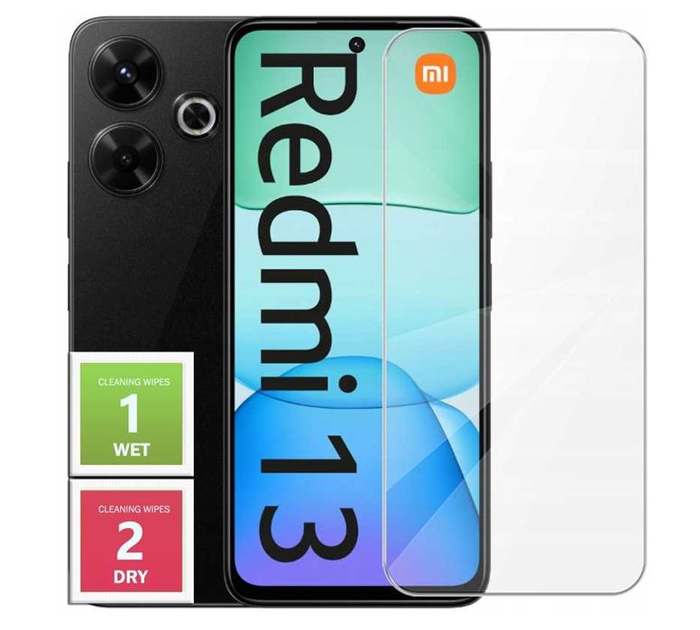 szkło hartowane 9H do Xiaomi: Redmi 12 4G/5G, Redmi 13, POCO M6 PRO 5G
