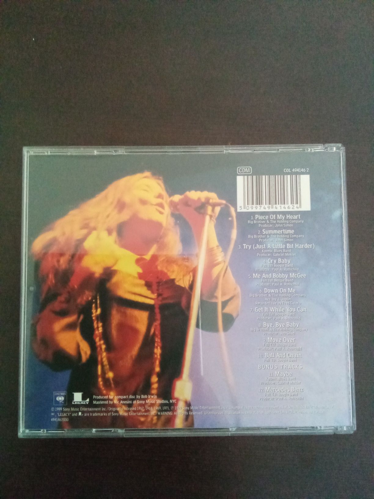 CD Janis Joplin Greatest Hits