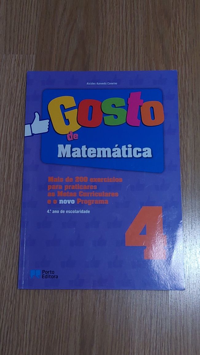 Livro de fichas de Matemática 4° Ano ( cada livro é 8€