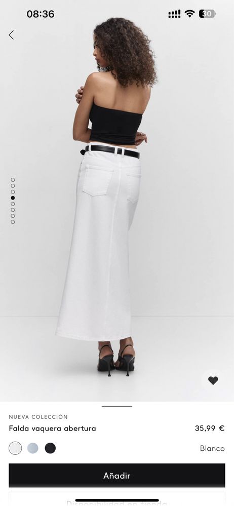 Джинсовая юбка zara размер м