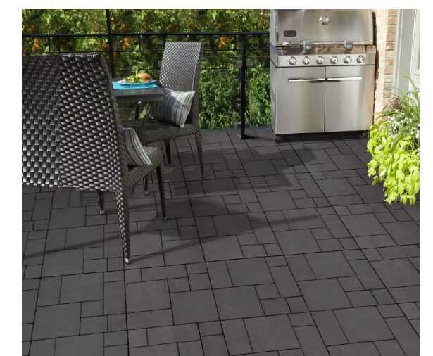 Podest tarasowy płytka tarasowa ciemna 30x30 beton kostka
