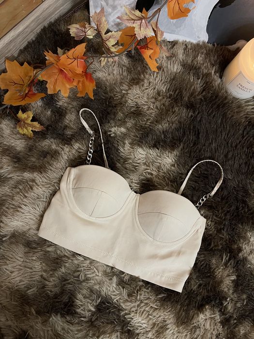 Топ бюстьє з ланцюжками