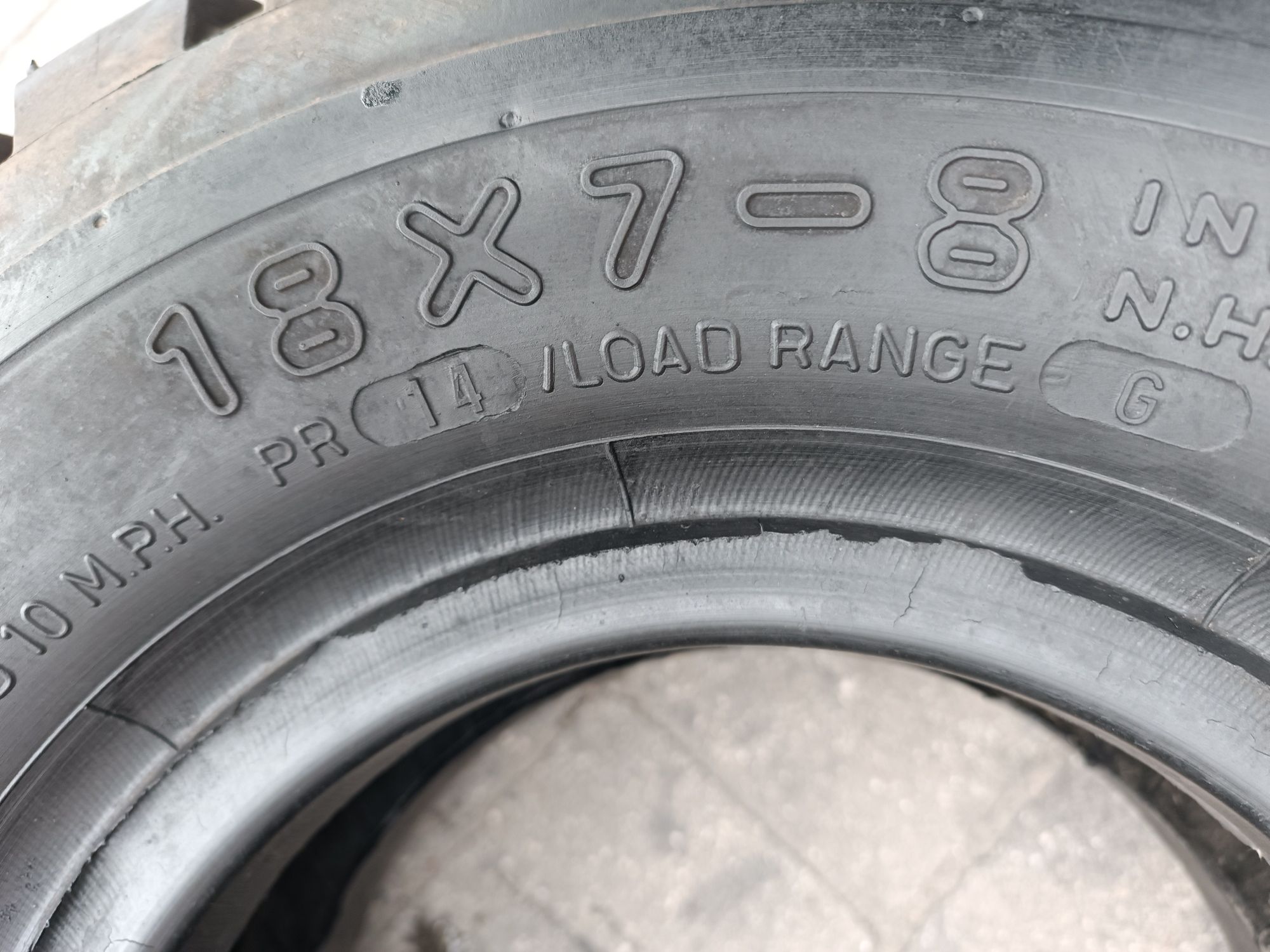18x7-8 Obliceyo opona przemysłowa
