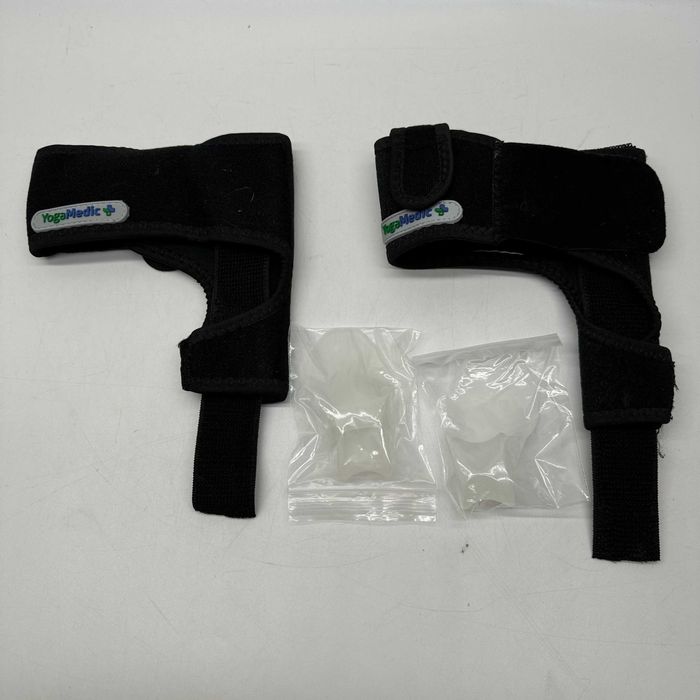 Zestaw do korekcji haluksów YogaMedic 2x korektor i 2x szyna na palce