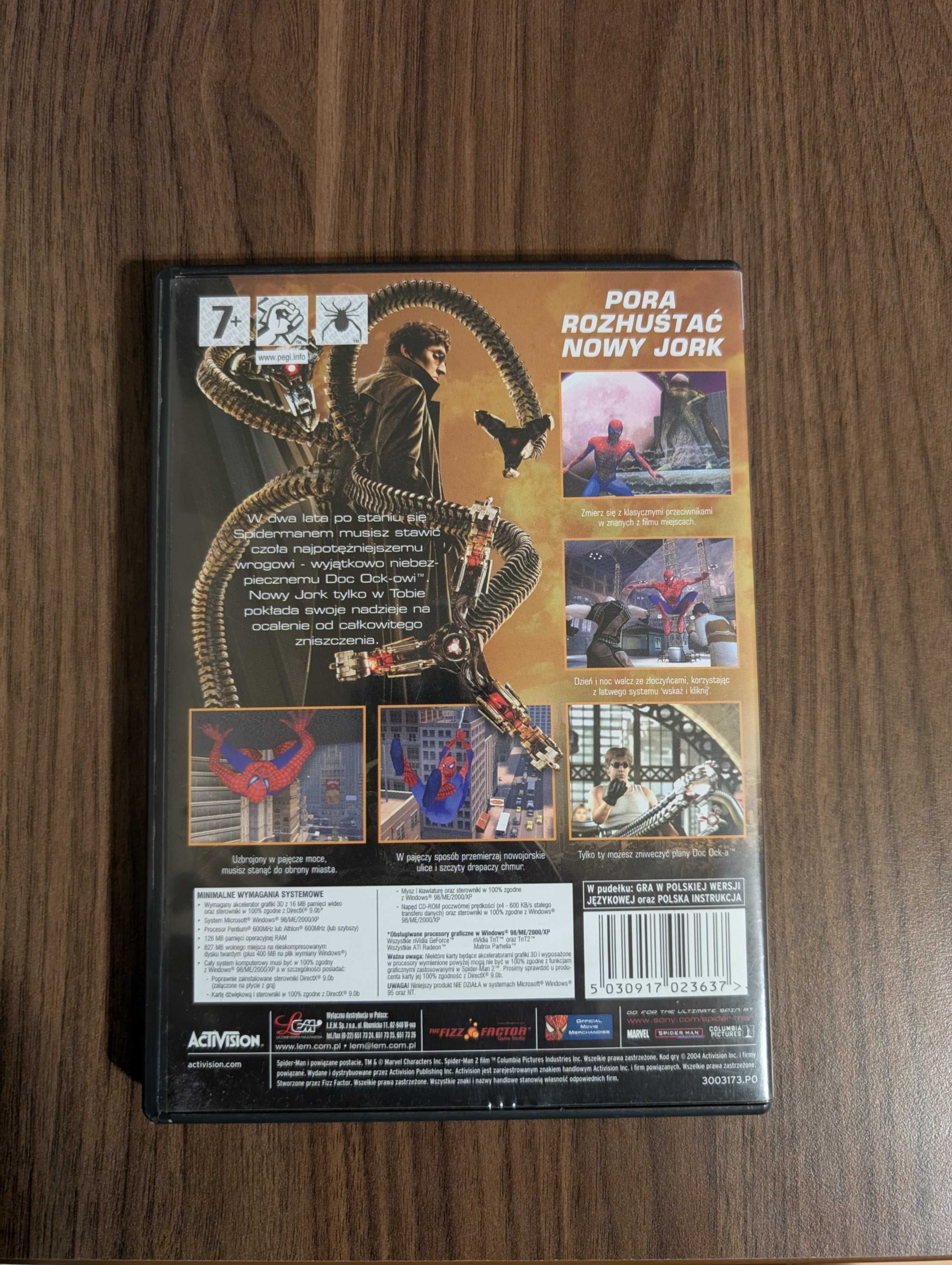 Spiderman The Game (PC) Polska wersja