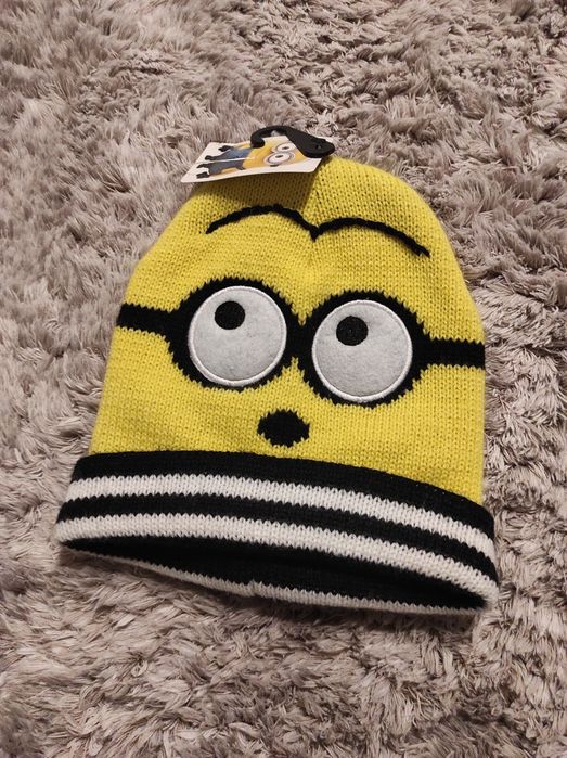 Nowa Czapka zimowa Minionki 4l. 104