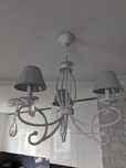 Lampa żyrandol z kryształami Bianca