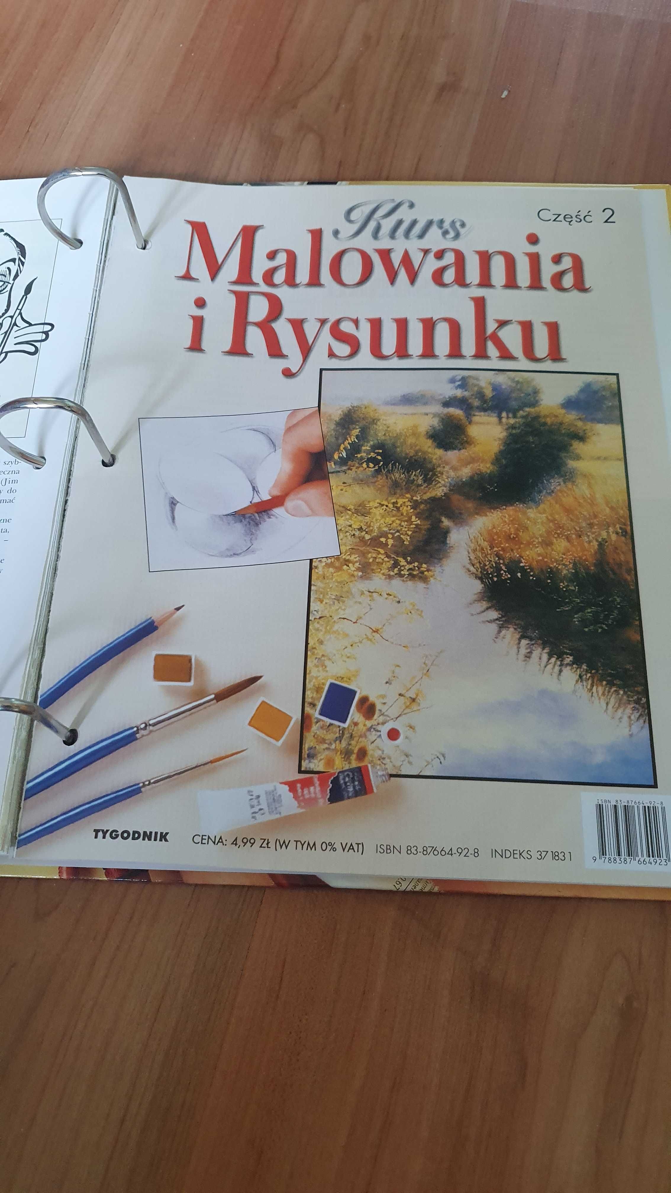 Gazetka"kurs malowania rysunku"z kolekcji z segregatorem