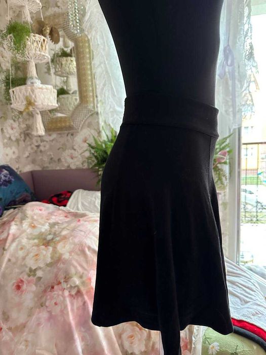 spódniczka mini na zamek h&m klasyczna basic retro