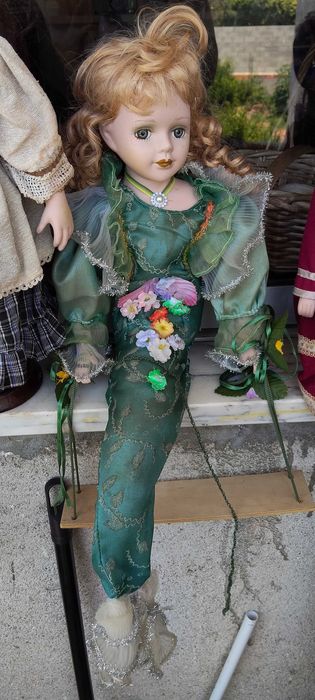 Bonecas antigas de porcelana coleção