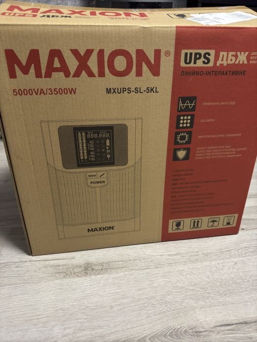 ДБЖ,Инвертор.MAXION лінійно-інтерактивний 5000ВА/3500Вт.