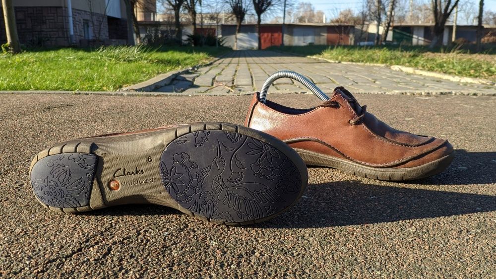 Шкіряні мокасіни Clarks artisan Unstructured