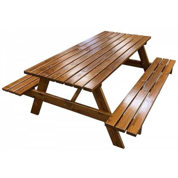 Mesa de Jardim Piquenique em pinho nordico tratado