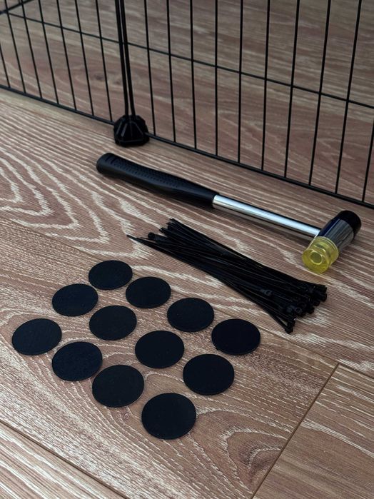 Klatka Metalowa Dla Królika Do Mieszkania z Wytrzymałą Folią Na Góre