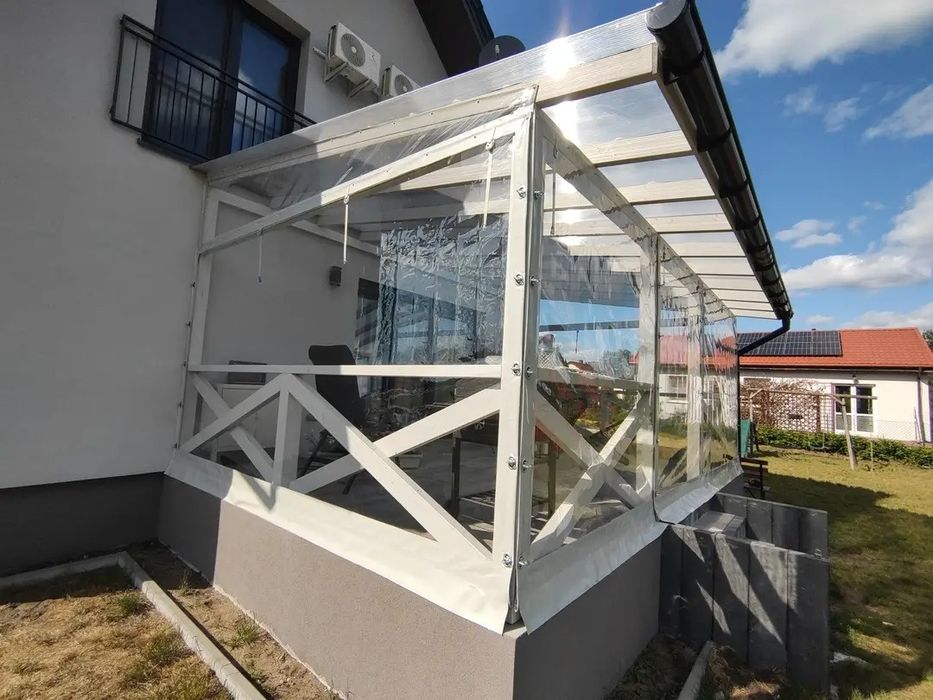 Całoroczna osłona tarasu, altany - POMIAR GRATIS