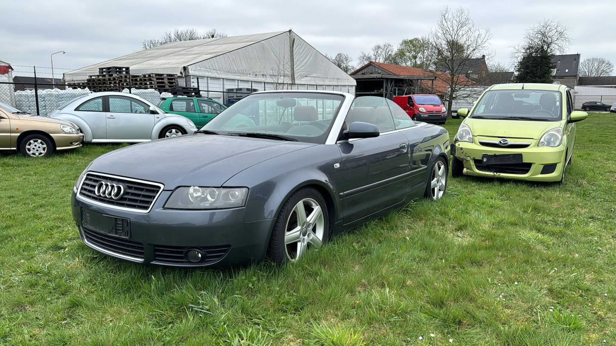 Audi A4 B6 B7 Cabrio LX7Z Maska Zderzak Błotniki Drzwi Klapa