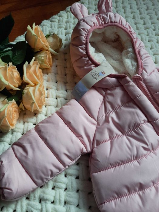 Зимовий комбінезон для дівчинки Lily&Dan 3-6м