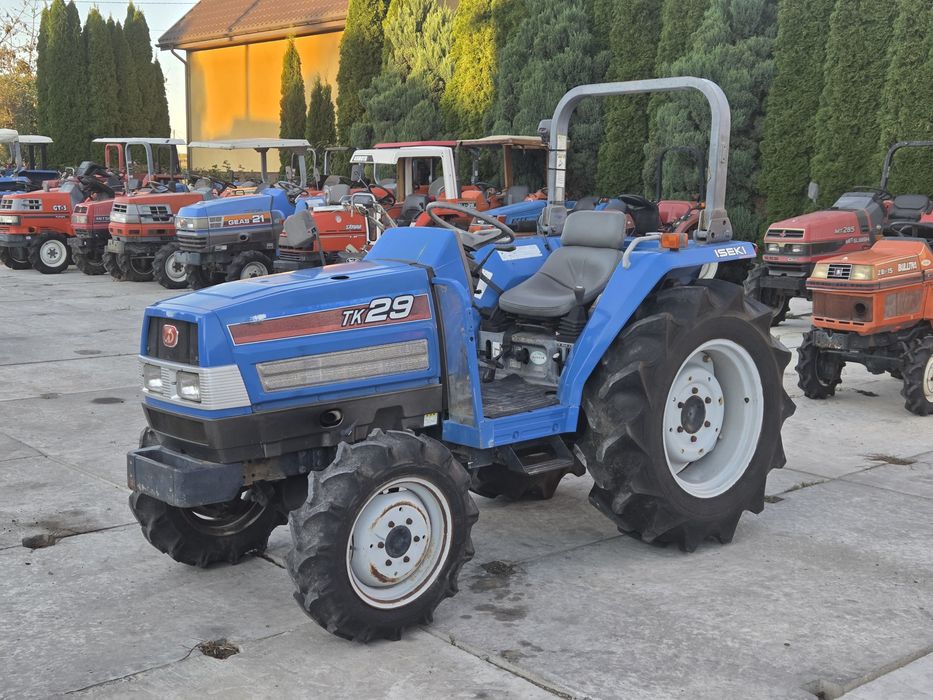 Traktorek japoński Iseki TK29 29KM wspomaganie rewers 4x4