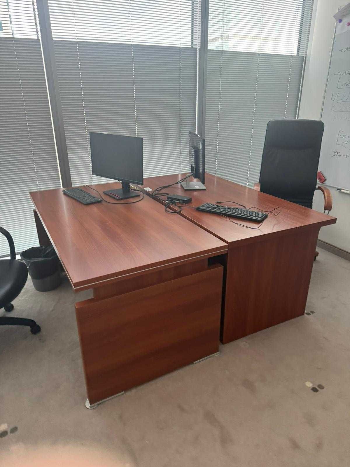 Biurko Dyrektorskie orzech 160x80 Biurko Prezesa biurko gabinetowe