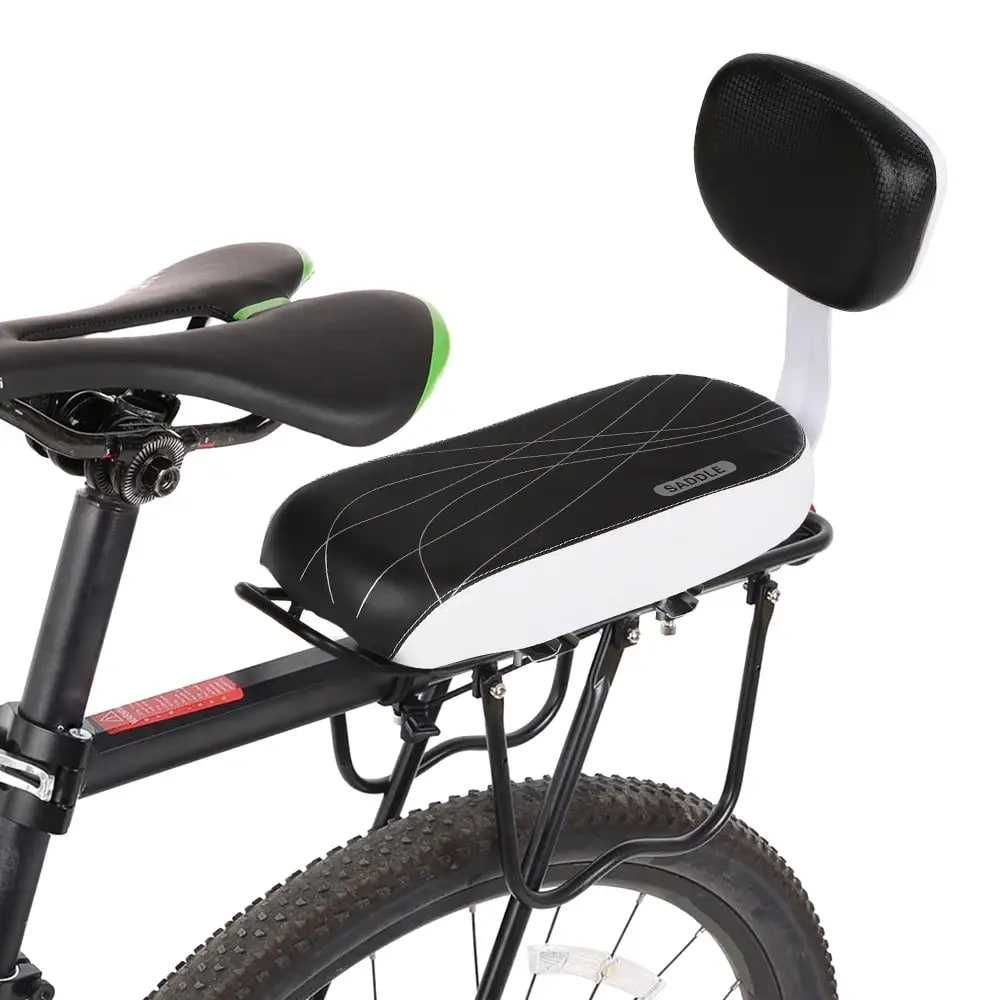 Сиденье для перевозки ребенка на багажнике велосипеда с подножками