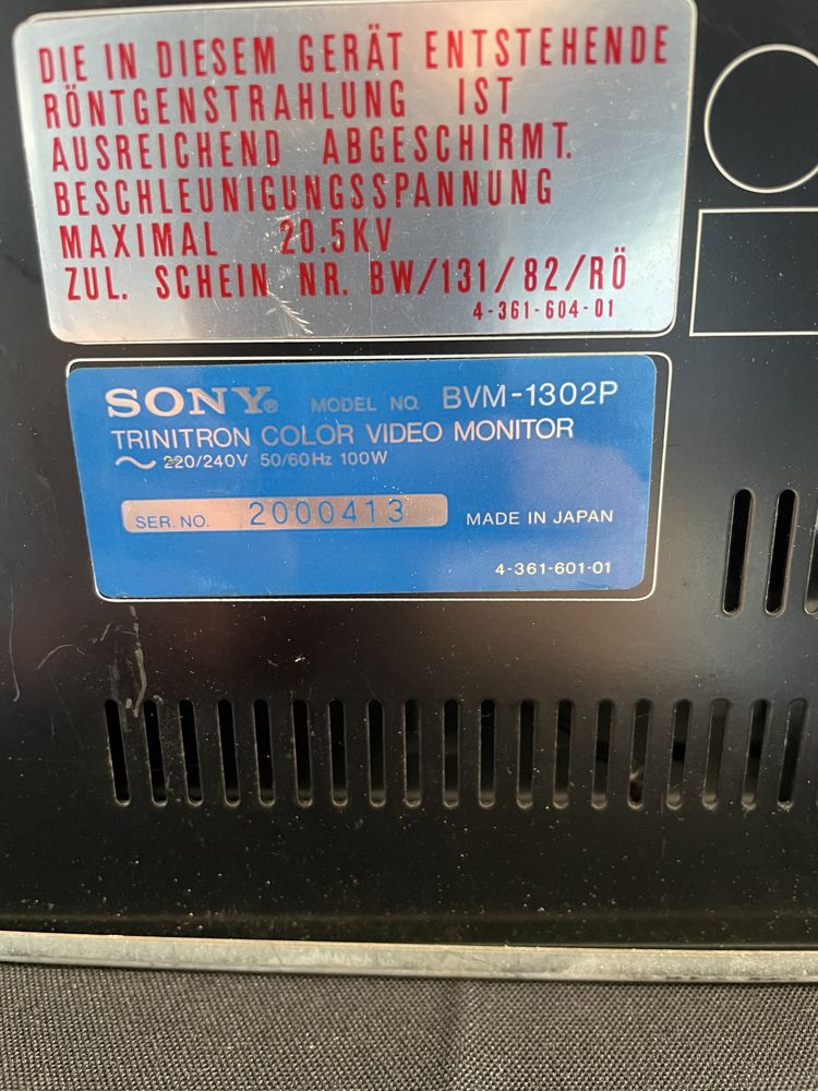 Sony BVN-1302p Cores